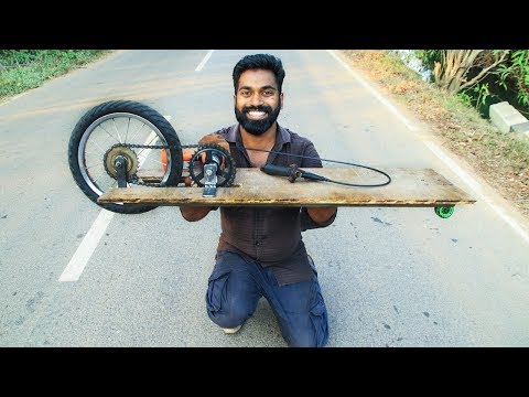How To Make A Electric Skating Board | M4 Tech |