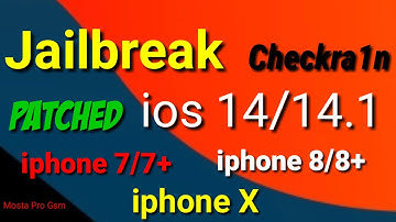 New! Checkra1n Jailbreak iOS 14 -14.1 for iPhone 7 / 8 / X l Checkra1n 0.11 Patched Version/جيلبريك