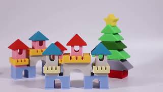 Soft Silicone Building Blocks for Baby Gift