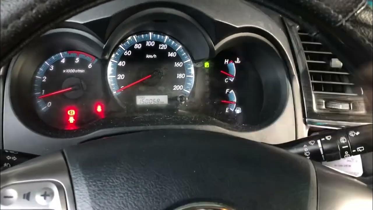 TOYOTA FORTUNER RESET TIMING BELT INDICATOR YouTube