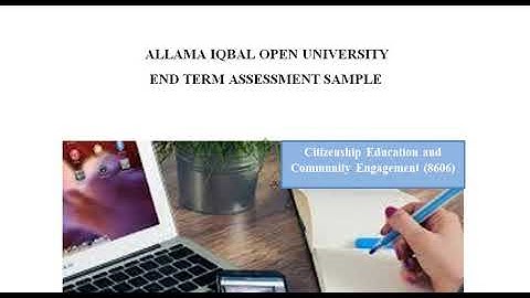 Aiou Solved Assignment (8606) ETA Citizenship Education and Community Engagement  Sample Autumn 2019