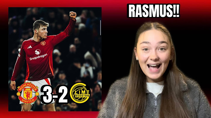 CLASS FROM RASMUS!! WORKING PROGRESS… MANCHESTER UNITED 3-2 BODØ/GLIMT MATCH REACTION