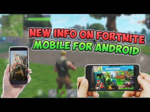 NEW INFO ON FORTNITE FOR ANDROID WITH A FULL LIST OF COMPATIBLE PHONES!!