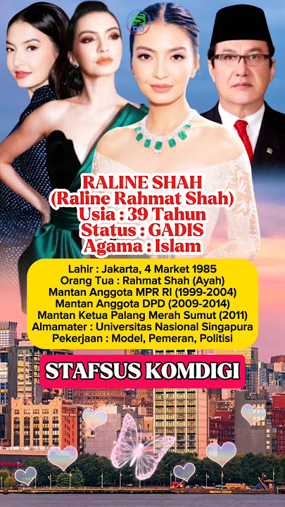 Raline Shah : Biodata Lengkap #ralineshah #celebrity #artist #faktaunik #beritaterkini