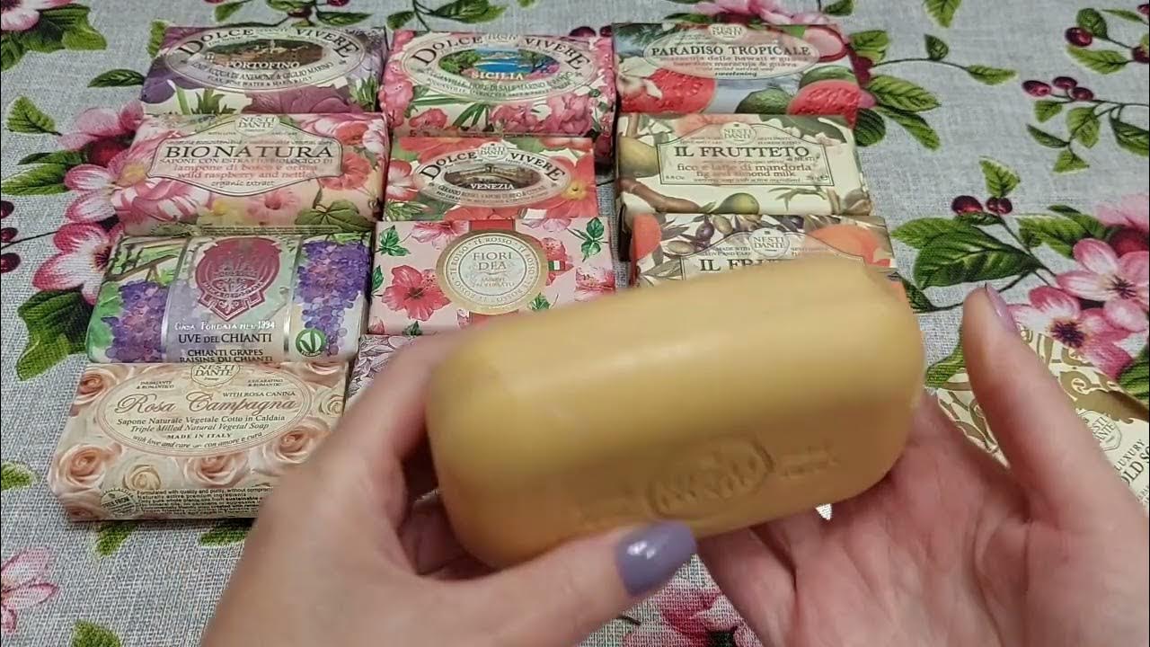Мыло из моей коллекции 🧼 2 часть. Итальянское мыло тоже плачет 🙈 - YouTube