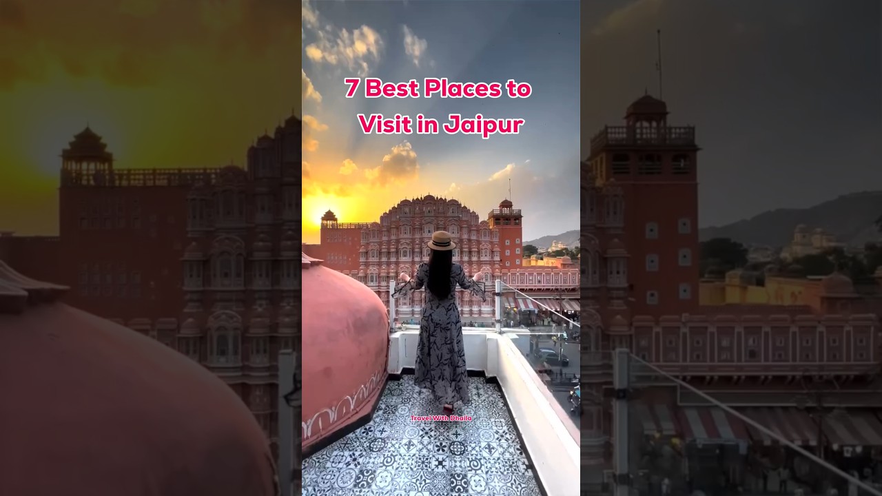 7 Best Places to Visit in Jaipur 🩷 #travel #shorts #jaipur