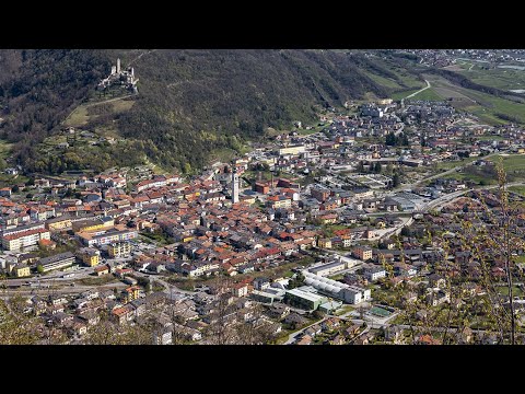 Borgo Valsugana,Rocchetta.  Trentino  (4K)