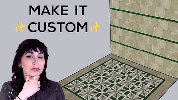 Sketchup - Creating Custom Complex Textures Combining Mulitple Materials