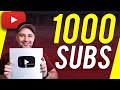 How to Get Your First 1000 Subscribers on YouTube in 2022