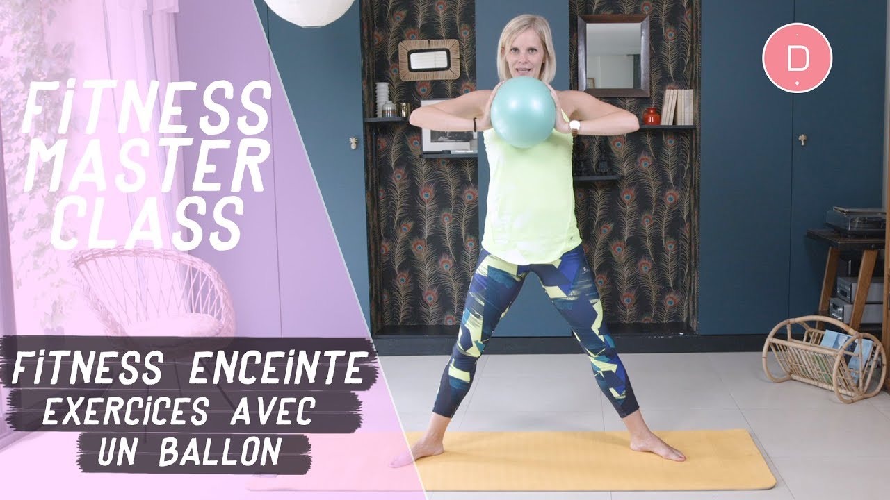 Exercices avec un ballon (20 min) – Fitness pendant la grossesse - YouTube