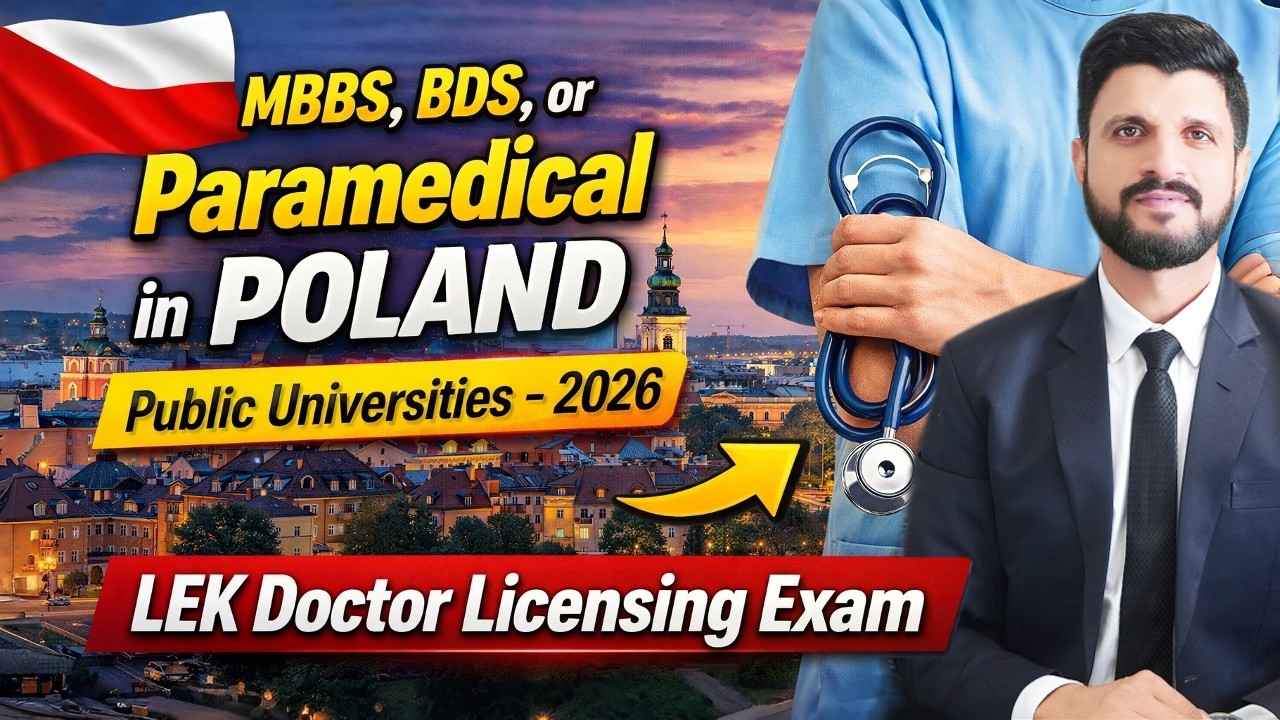 Study MBBS in Poland 2026 | Cheapest Medical Degree Europe | Fees, Visa ...