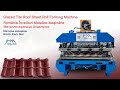 Romania Popular Glazed Tile Roof Sheet Roll Forming Machine