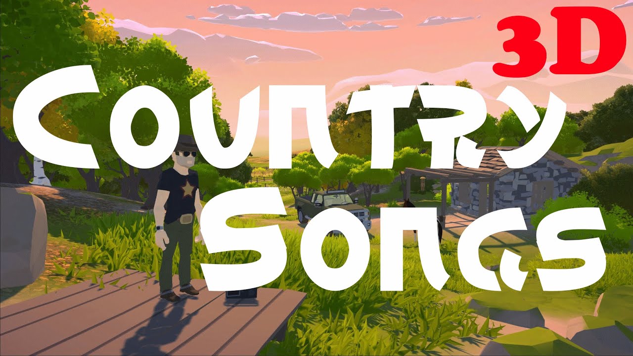 Mumbling Country Music - 3D Animated - For Happy and Positive Mood