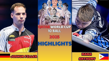 HIGHLIGHTS | JOSHUA FILLER - MARK ANTHONY | QATAR WORLD CUP 10 BALL 2025