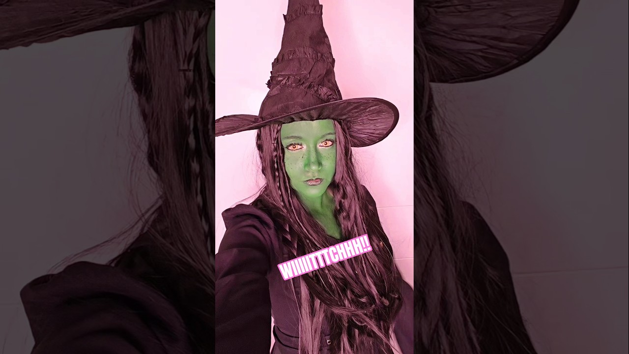 Witch! | Elphaba & Glinda @nikkihatsunecosplay #cosplay #shorts #wicked