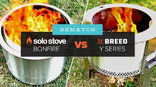 REMATCH! Solo Stove Bonfire VS Breeo Y Series - The ULTIMATE Fire Pit Comparison (Again!)