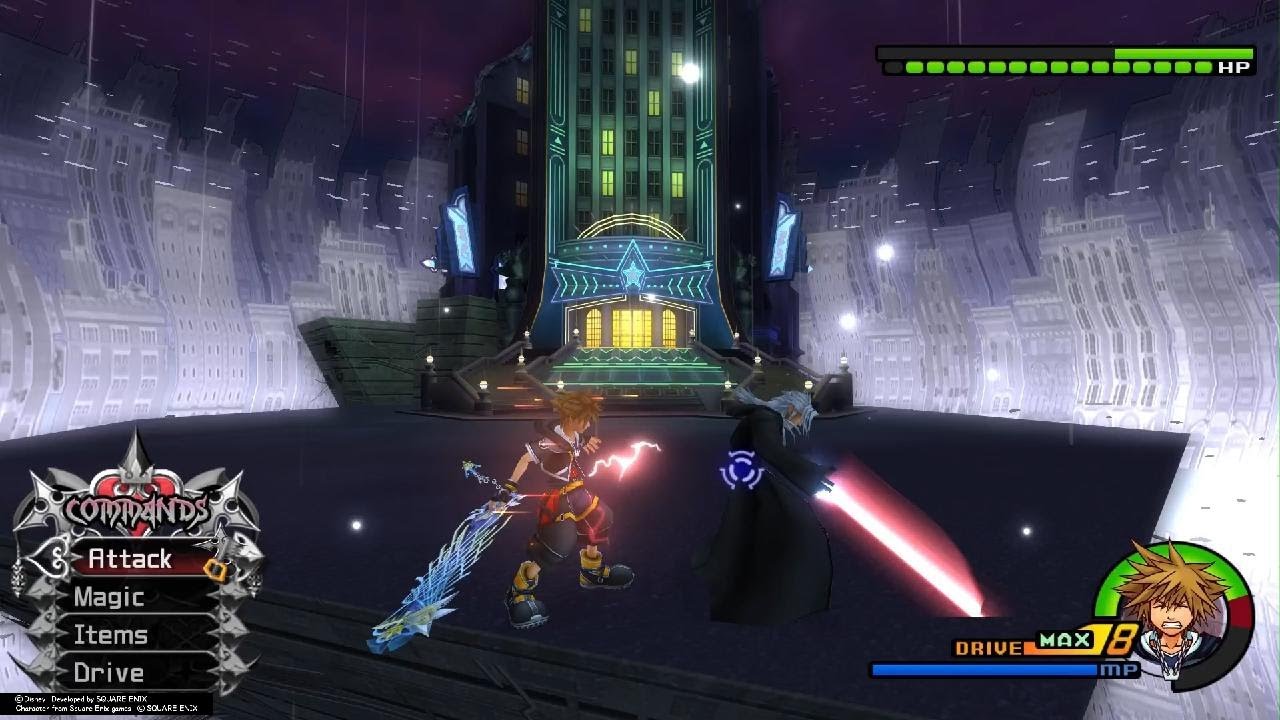 KINGDOM HEARTS 2 FM: Data Xemnas Boss Battle (Critical)