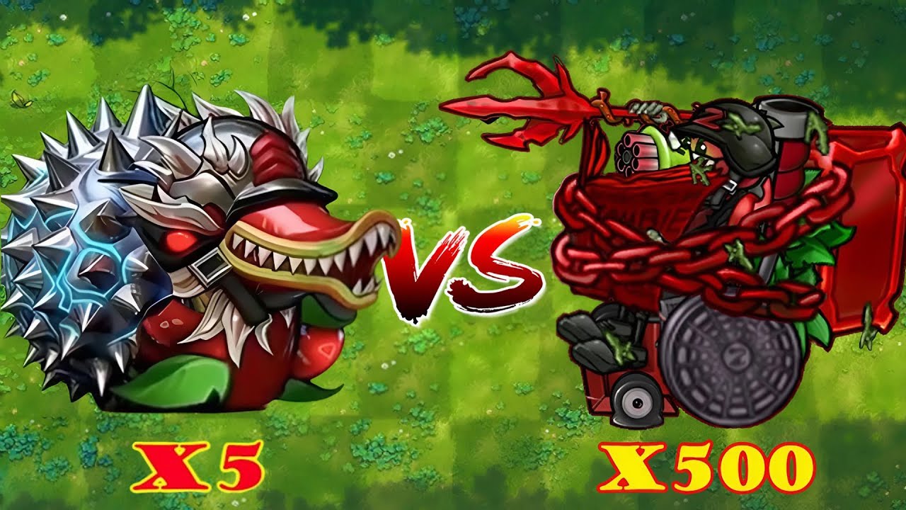 PVZ 1 Fusion 3.1 Challenge!! 5 Plants Fusion VS 500 Ultimate Professor ...
