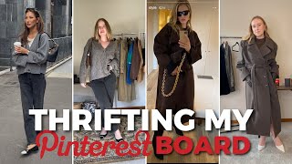 Winter Thrift Haul  Thrifting My Pinterest Board Episode 25 (Styling Winter Outfits)