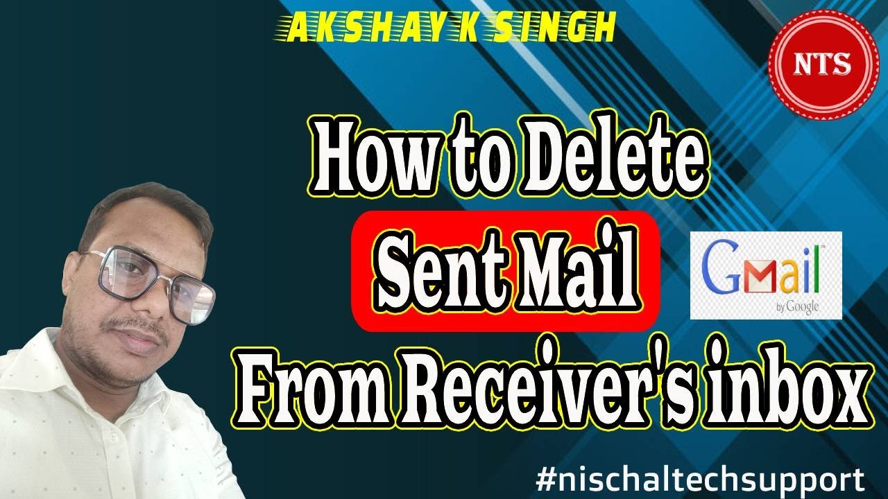How To Delete Sent Mail From Receivers Inbox Youtube