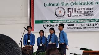 Folk Song By Class X Students Of Zeliangrong Heraka School Tening