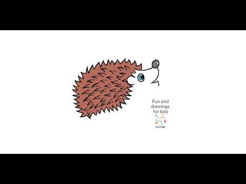 Video: Hvordan Man Tegner Et Pindsvin
