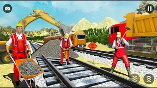 Train Station Construction Railway · JCB Simulator Android GamePlay #3 screenshot 5