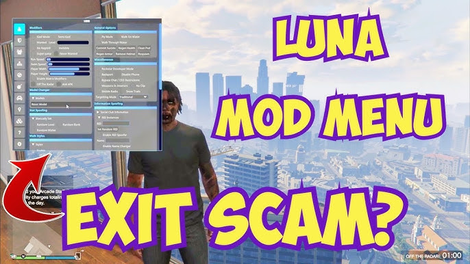 Luna Mod Menu (GTA 5) Download