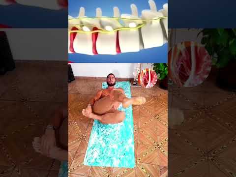 بحركة واحدة فك الضغط العمود القطني تحرير ضغط فوري للعصب الوركي لتخفيف آلام الظهر وعلاج عرق النسا