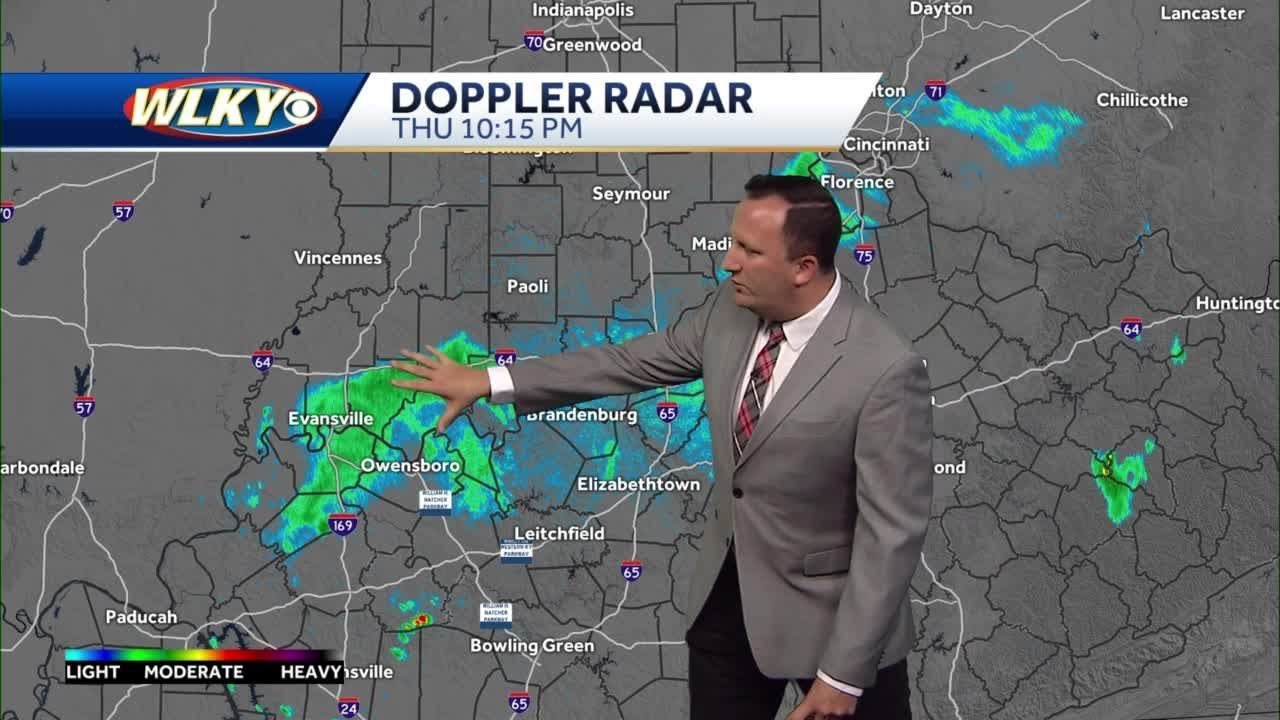 Scattered showers and some storms Friday - YouTube