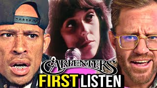 The BOYZ First time REACTION to Carpenters  Rainy Days And Mondays! Her story is sad