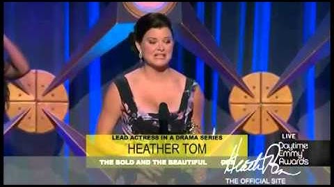 Heather wins Outstanding Lead Actress in a Drama Series 2012