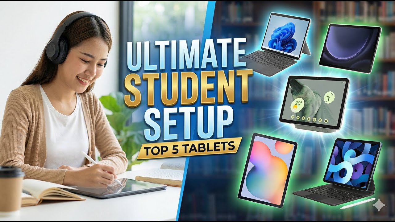 Топ-5 планшетов, которые нужны каждому студенту прямо сейчас!