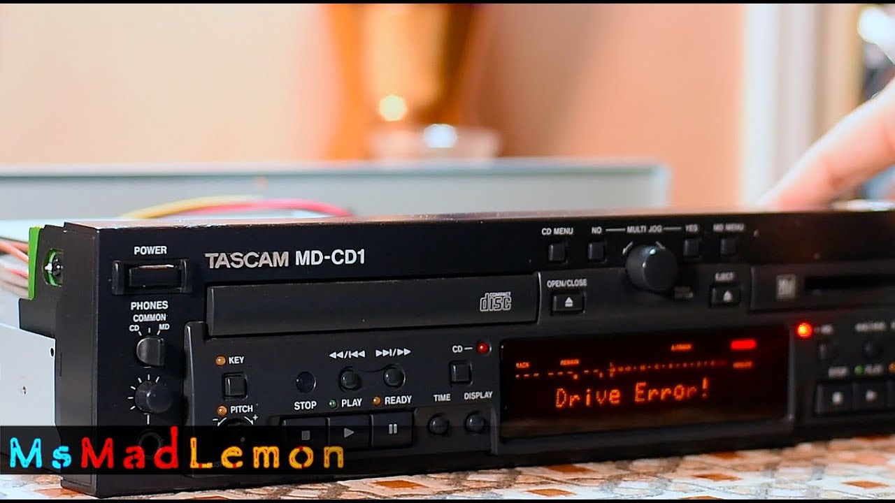 Tascam MD-CD1 Exploration featuring the Commodore Amiga 500 - YouTube