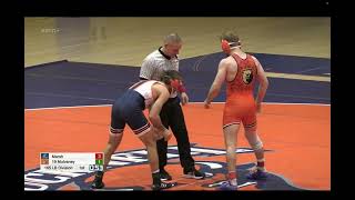 165lbs Noah Mulvaney (Bucknell) vs over Jake Marsh (Morgan State)