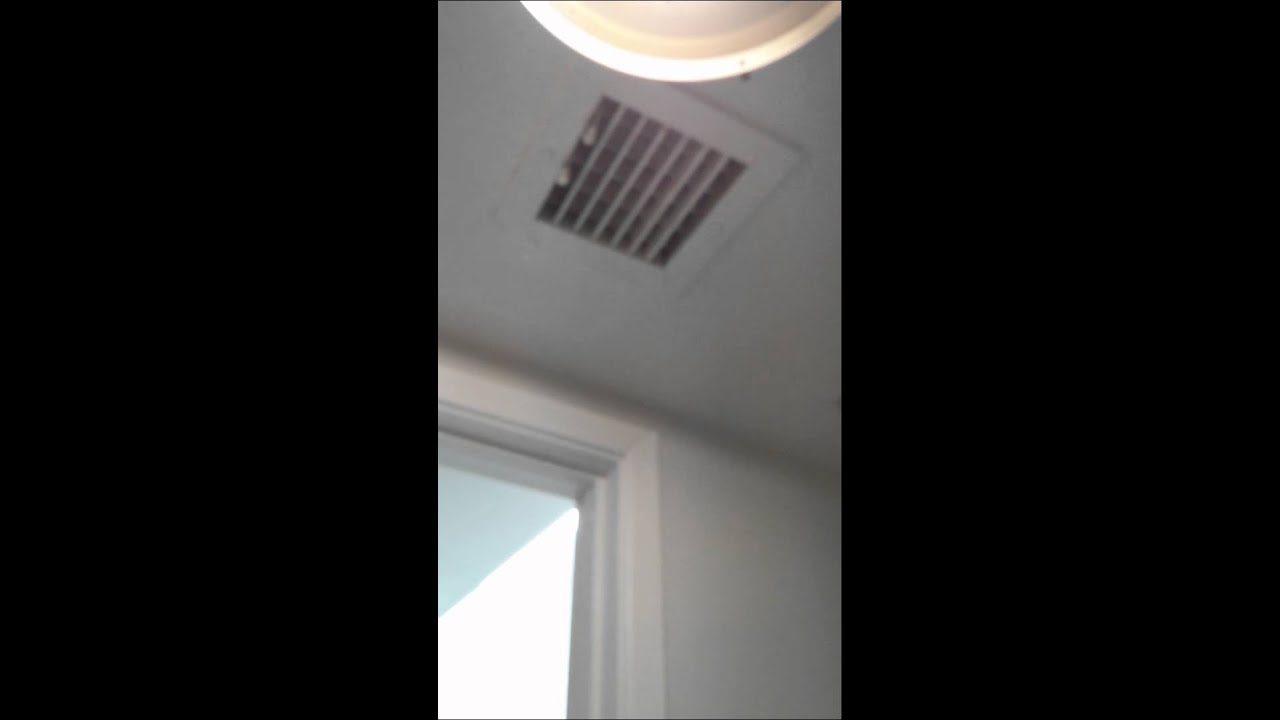 Bathroom vent leak from rain on Sept 6, 2013 YouTube