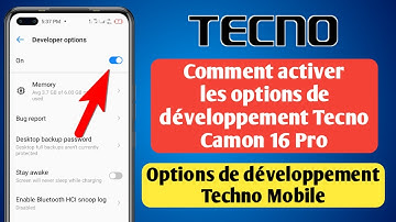 Comment activer les options de développement Tecno Camon 16 Pro | Options de développement Techno
