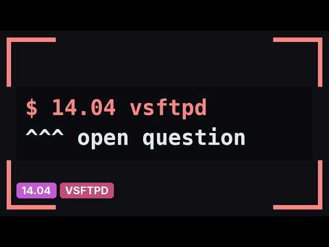 Ubuntu: Cannot install vsftpd - E: Sub-process /usr/bin/dpkg returned an error code (1)