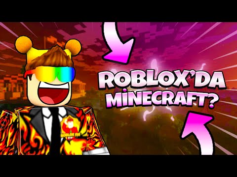 🌌MİNECRAFT AMA ROBLOX'TA!?🌈 | Mineblox | Roblox Türkçe