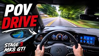 POV Drive In My Stage 3 MK8 GTI | 1 Month Later
