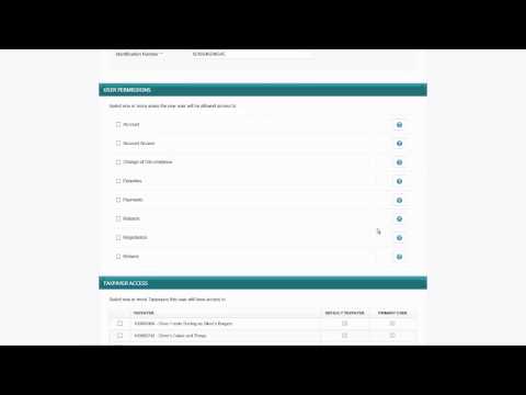 Manage User Access  for Taxpayer Account in the Online Tax Administratioon System - VAT Bahamas.