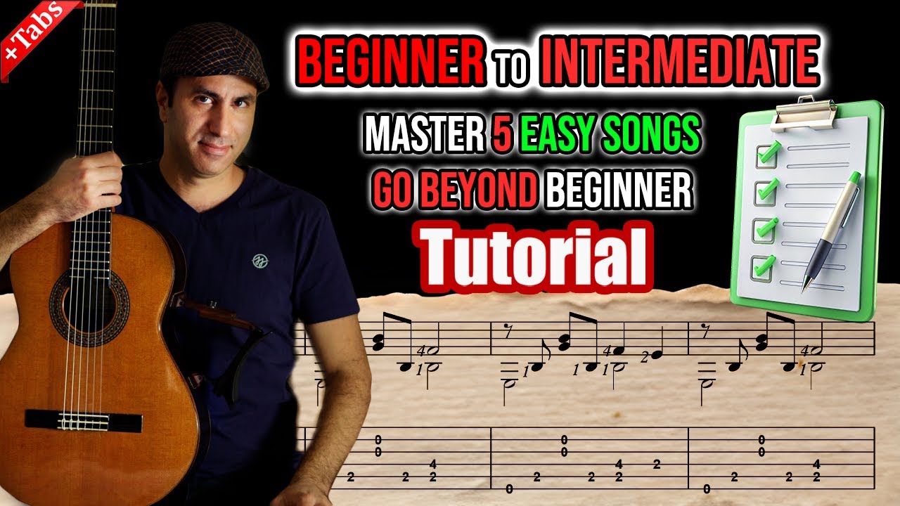 Guitar Beginner to Intermediate: Jumpstart with 5 Easy Songs! - YouTube