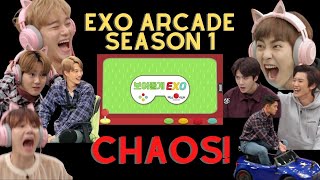 Reacting to EXO ARCADE: Season 1!  CHAOTIC!