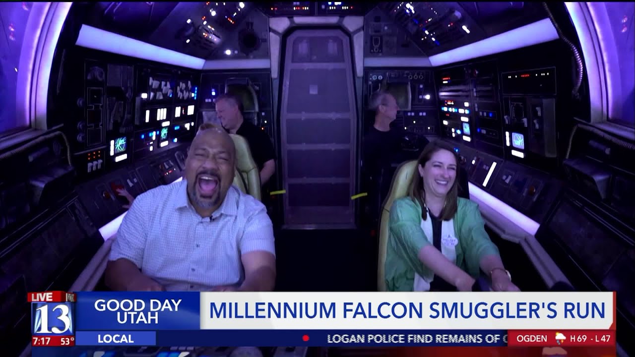 provo utah Ride Smuggler's Run at Star Wars Galaxy's Edge in Disneyland