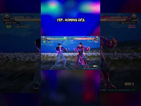 Yep. Homing DF2. #tekken8 #kazuyamishima #t8 #ewgf #combo
