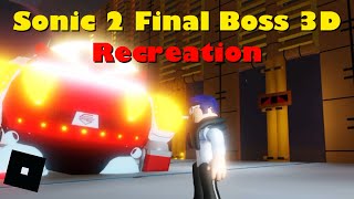 Sonic 2 Final Boss 3D Recreation | Roblox