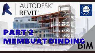 REVIT TUTORIAL - PART 2 MEMBUAT DINDING