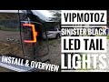 VIPMotoZ SINISTER BLACK LED TAIL LIGHTS | EBAY | RAM 1500 | Install & Review