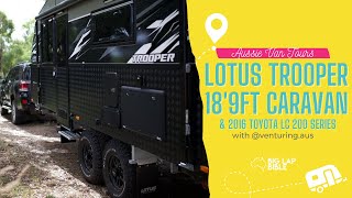Aussie Travel Couple's 2021 Lotus 18'9FT  Trooper Caravan & LC 200 Series Big Lap Setup by Big Lap Bible 4,279 views 1 year ago 36 minutes