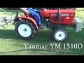 Yanmar YM1510D / Vorbereitung zum Eggen (Harrowing with Yanmar1510D) [HD]